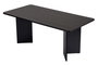Nordure Mesa de Comedor Linza Madera Negra